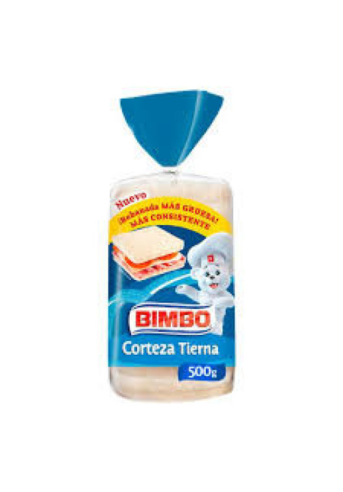 BIMBO Pan de molde con corteza tierna blanca 500 g.