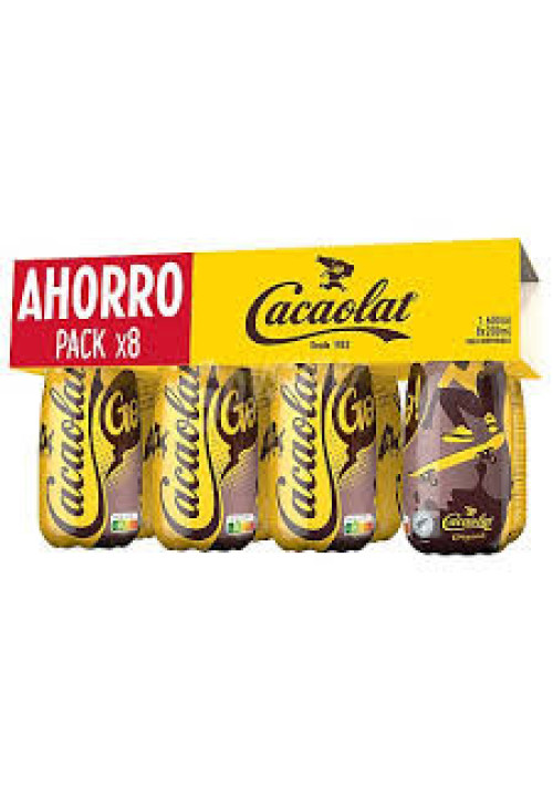 CACAOLAT Batido de cacao UHT CACAOLAT Original 8 x 200 g.