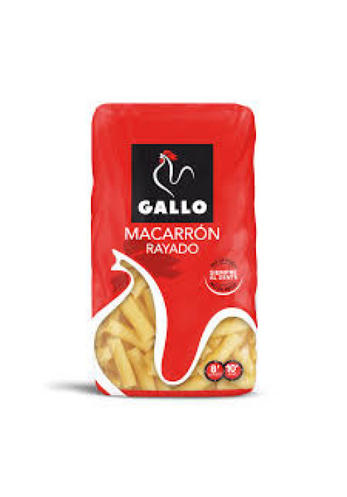 GALLO Pasta macarrón rayado GALLO paquete de 450 g.