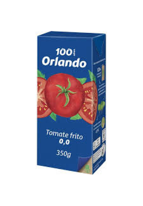 ORLANDO Tomate frito 0,0, sin sal y sin azúcar añadidos 350 g.