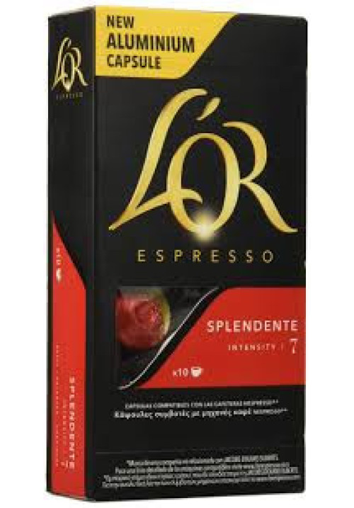 L'OR Espresso Café Splendente I7 en cápsulas compatibles con Nespresso 10 uds.