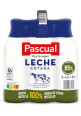 PASCUAL Leche de vaca entera, de bienestar animal garantizado 6 x 1.5 l.