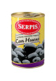 SERPIS Aceituna negra cacereña con hueso SERPIS 160 g.