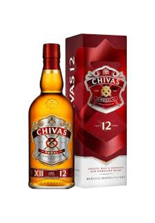 CHIVAS REGAL Whisky blended escocés reserva 12 años 70 cl.