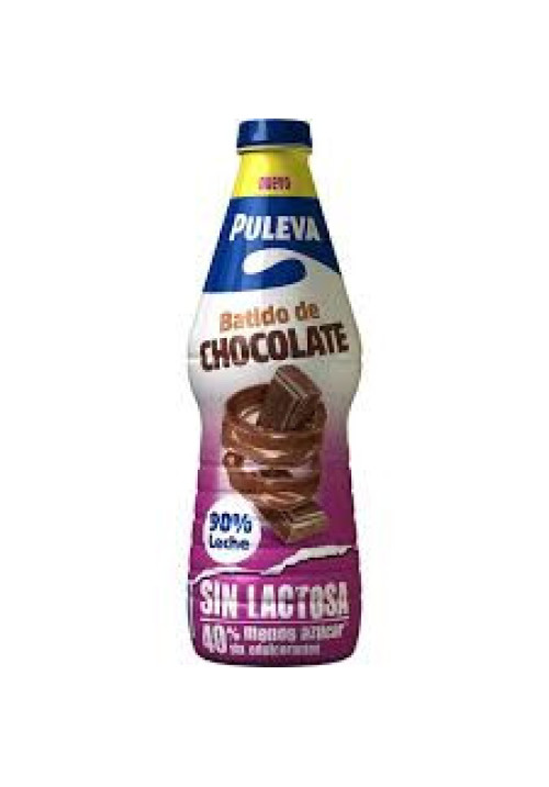 PULEVA Batido con sabor a chocolate, sin lactosa y elaborado con un 90% de leche PULEVA 1 l.