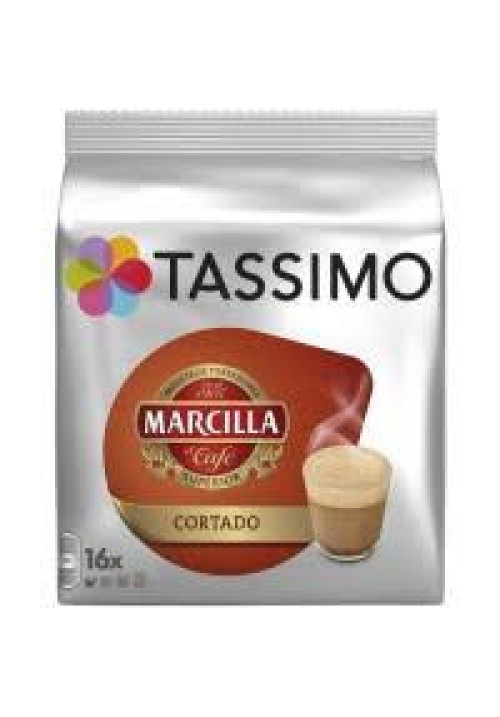 TASSIMO MARCILLA Café en cápsulas cortado cremoso 16 uds..