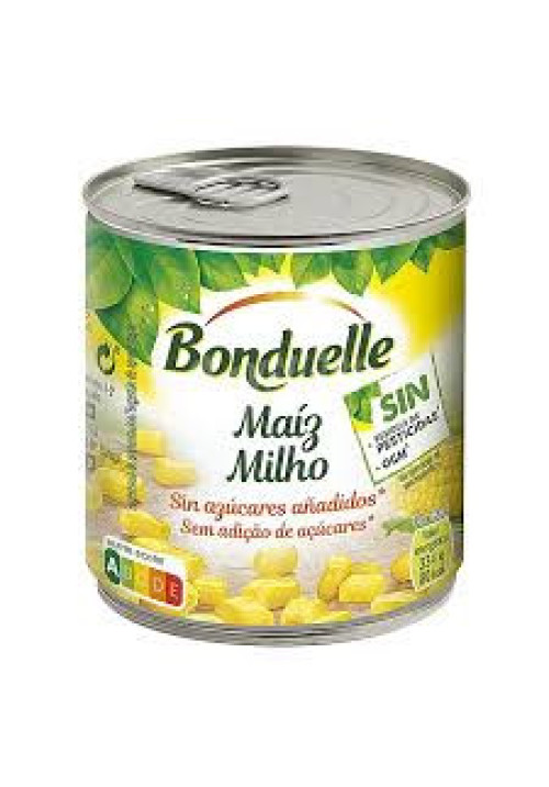 BONDUELLE Maíz dulce sin azúcares añadidos 140 g.