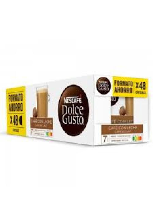 DOLCE GUSTO Café en cápsulas con leche I7, 48 uds.