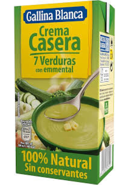 GALLINA BLANCA Crema casera de verduras 500 ml.