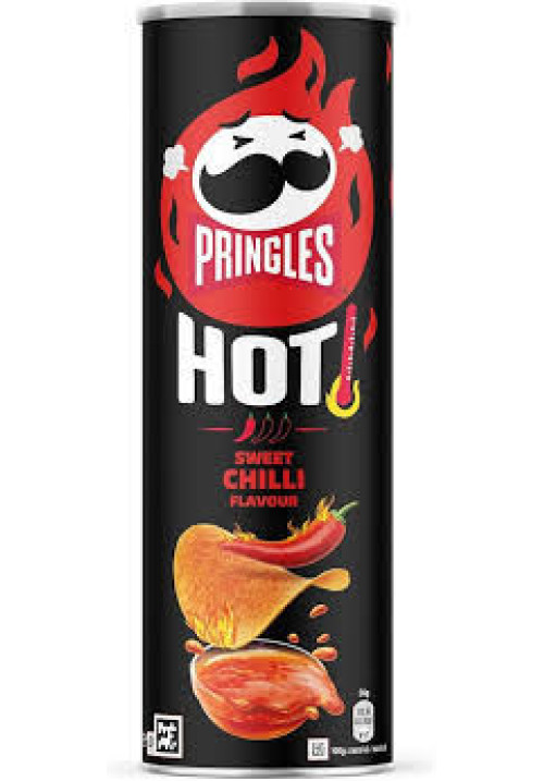 PRINGLES Flame Patatas con sabor a chilli dulce 160 g.