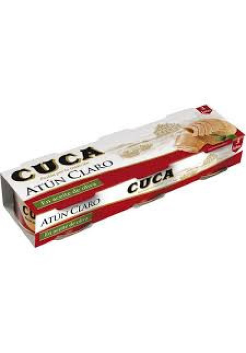 CUCA Atún claro en aceite de oliva pack 3 uds. x 67 g.