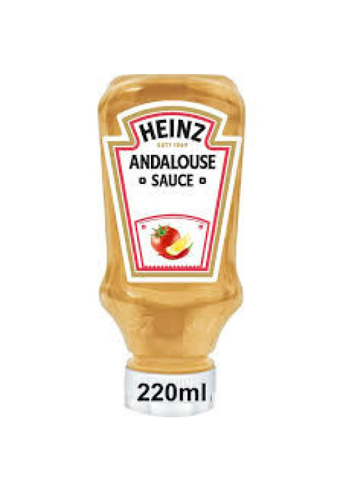 HEINZ Salsa andalouse con tomate y pimienta cayena 220 g.