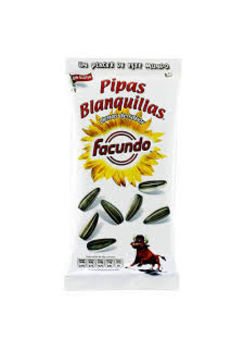 FACUNDO Pipas de girasol blanquilla FACUNDO 150 g.