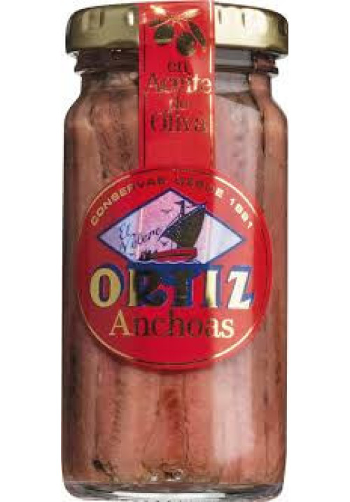 ORTIZ Anchoas en aceite de oliva ORTIZ 95 g.