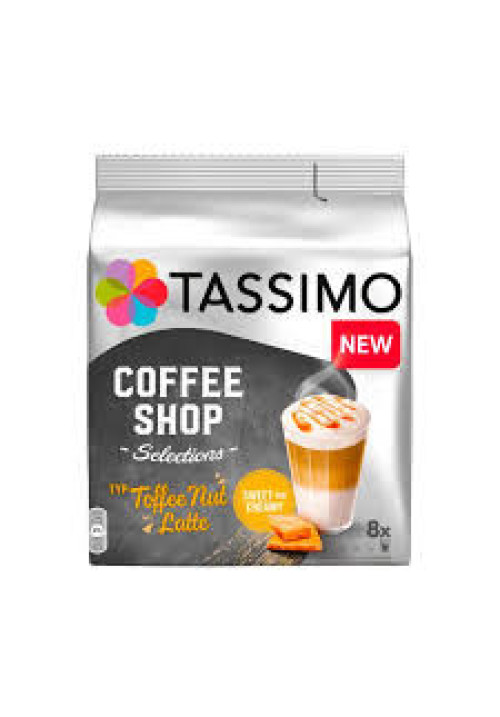 TASSIMO Café en cápsulas espresso toffeenut latte 8 uds.