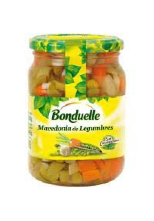 BONDUELLE Macedonia de legumbres frasco de 340 g.