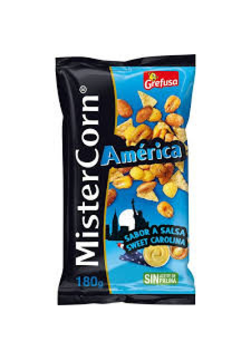 MISTER CORN Cocktail frito sabores de América MISTER CORN 180 g.