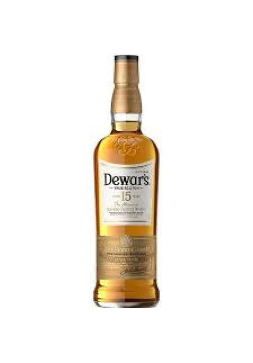 DEWARS Whisky blended escocés 15 años botella 70 cl.