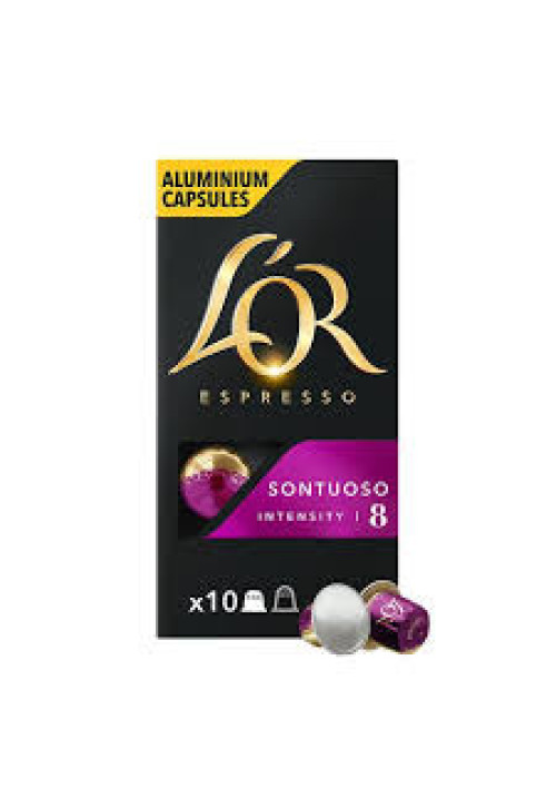 L'OR ESPRESSO Café en cápsulas Sontuoso I8, 10 uds.