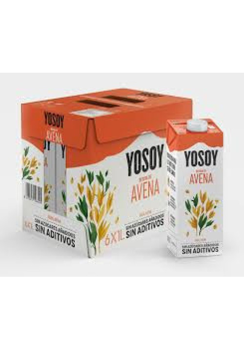 YOSOY Bebida vegetal de avena, sin aditivos 6 x 1 l.