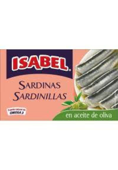 ISABEL Sardinillas en aceite de oliva lata de 57 g.