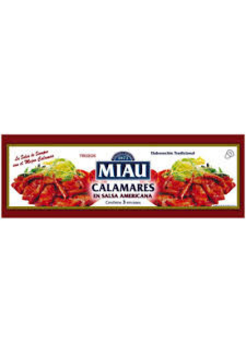 MIAU Calamares en salsa americana (Trozos) 3 x 51 g.