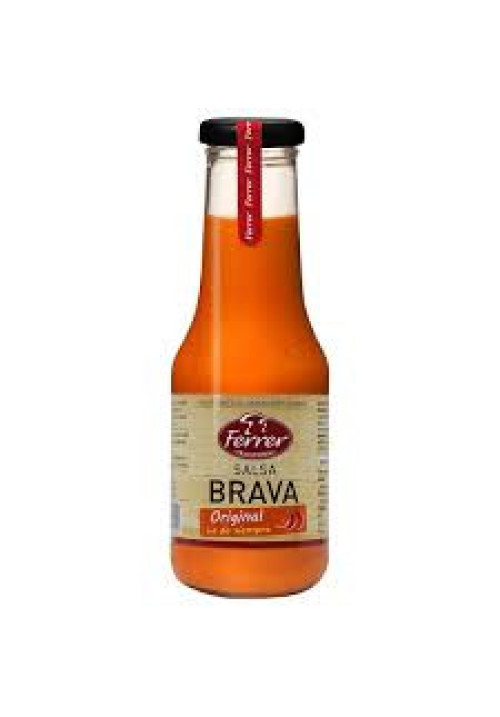 FERRER Salsa brava especial patatas FERRER frasco de 250 g.