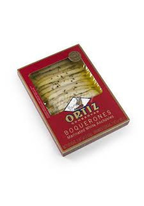 ORTIZ Filetes de boquerón en vinagre de vino blanco ORTIZ 80 g.