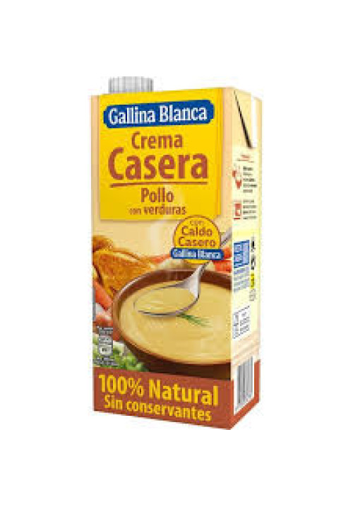 GALLINA BLANCA Crema de pollo con verduras 1 l.