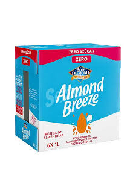 ALMOND BREEZE Bebida de almendra sin azúcar 6 x 1 l.