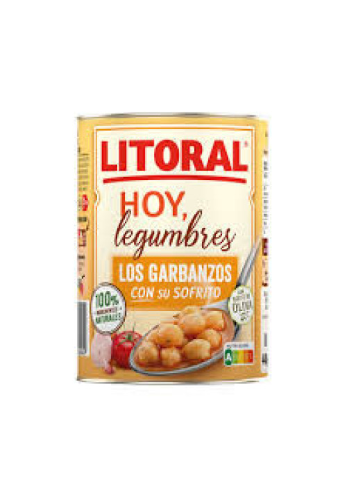 LITORAL Garbanzos cocinados al estilo de la abuela LITORAL 440 g.