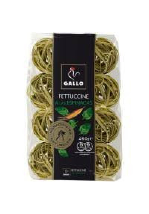 GALLO Pasta Fettuccine con espinacas GALLO paquete 450 g.