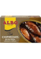 ALBO Chipirones rellenos en su tinta lata de 72 g.