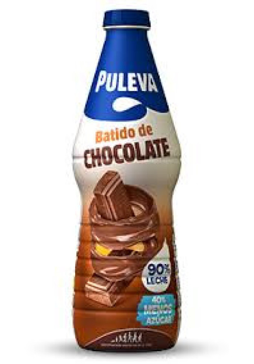 PULEVA Batido con sabor a chocolate, elaborado con un 90% de leche PULEVA 1 l.