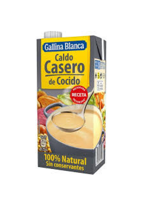 GALLINA BLANCA 100% Natural Caldo casero de cocido 1 l.