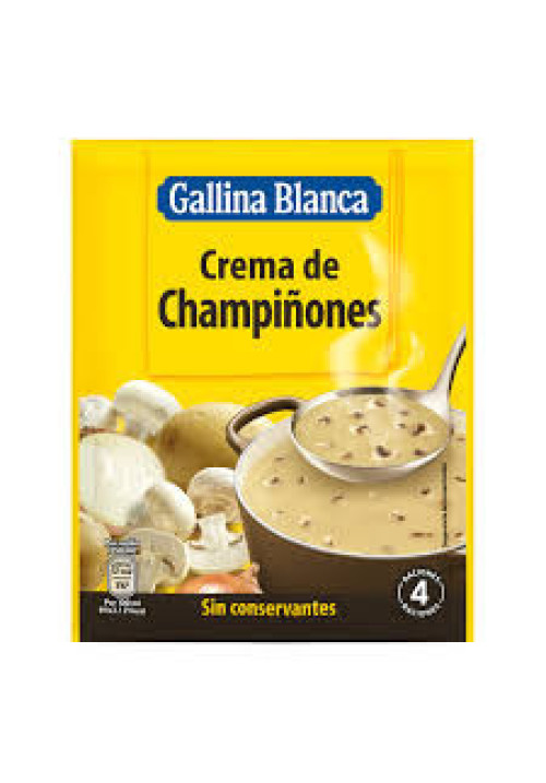 GALLINA BLANCA Crema de champiñónes 62 g.