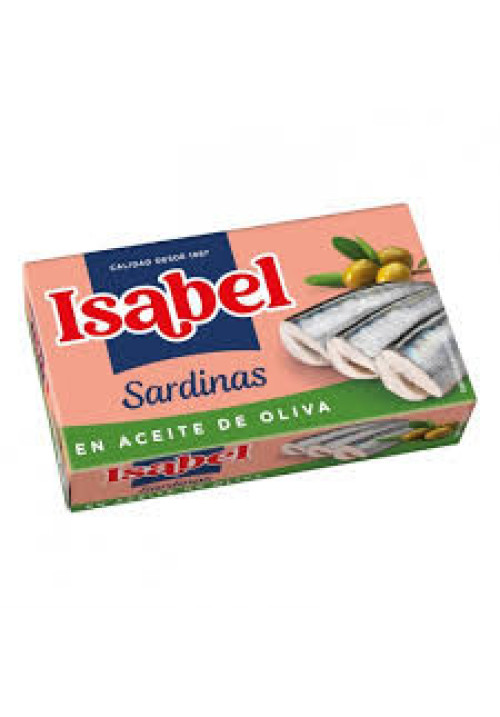 ISABEL Sardinas en aceite de oliva lata de 81 g.