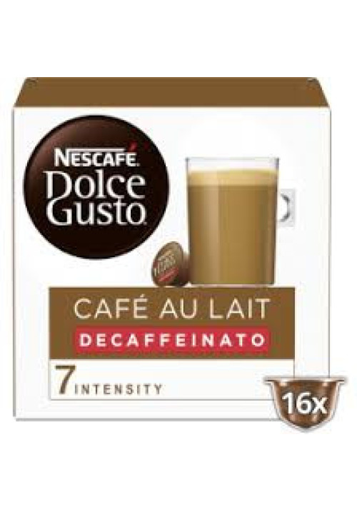 DOLCE GUSTO Café en cápsulas descafeinado con leche I5, 16 uds.