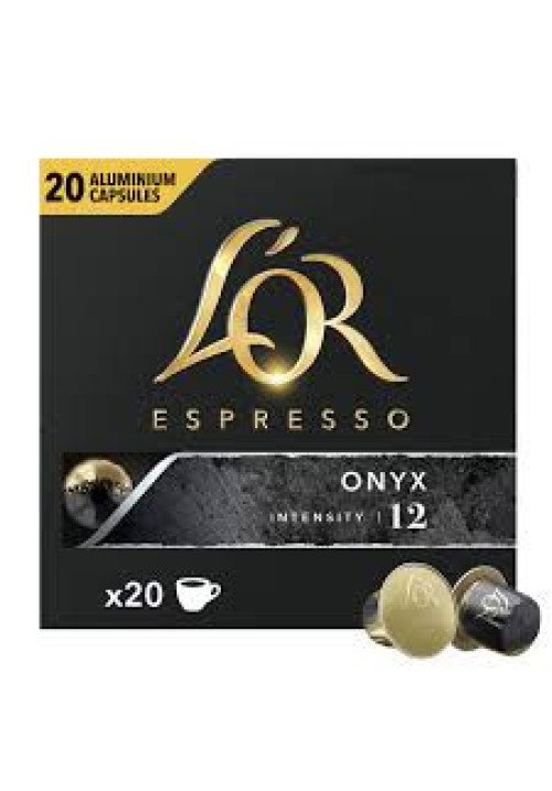 L'OR ESPRESSO Café en cápsulas Onyx I12, 20 uds.