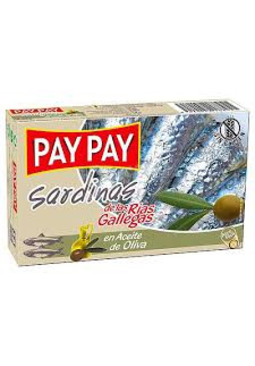 PAY PAY Sardinas en aceite de oliva 88 g.