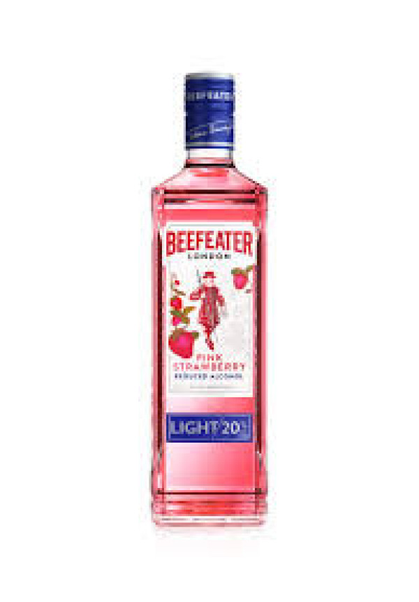 BEEFEATER Bebida espirituosa de ginebra con contenido reducido en alcohol y un toque de fresas 70 cl.