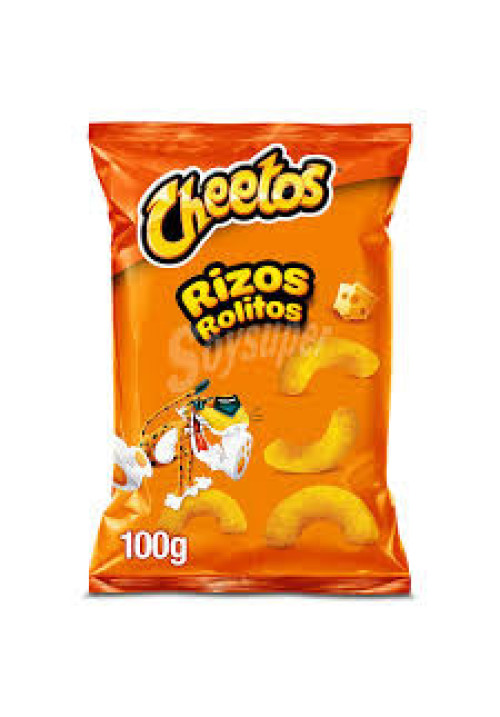 CHEETOS Rizos Snack de gusanos de maíz con sabor a queso de Matutano 100 g.