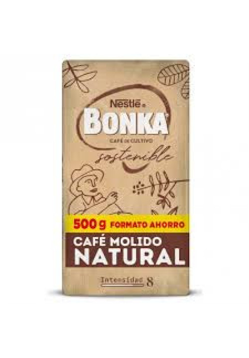 BONKA Café molido natural del Trópico 500 g.