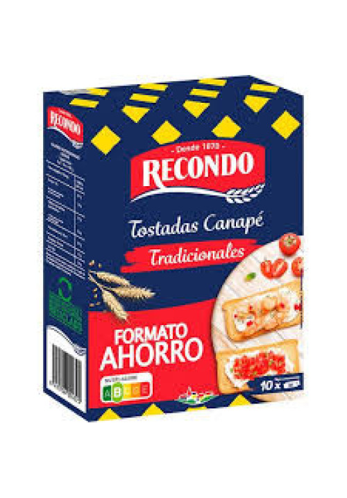 RECONDO Tostadas para canapés 60 uds. 200 g.