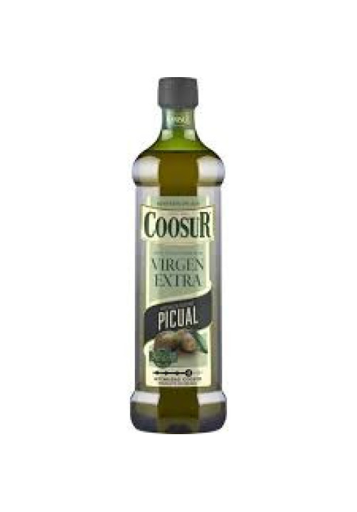 COOSUR Aceite de oliva virgen extra Picual intenso botella de 1 l.