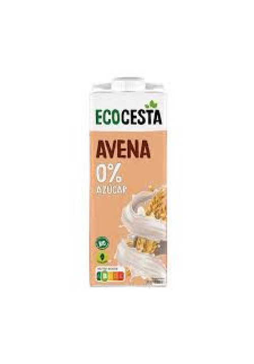 ECOCESTA Bebida de avena ecológica, sin azúcar y aptas para veganos 1 l.