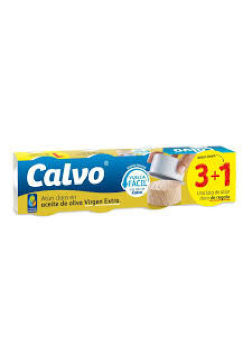 Calvo atún claro en aceite de oliva virgen extra 4*65g