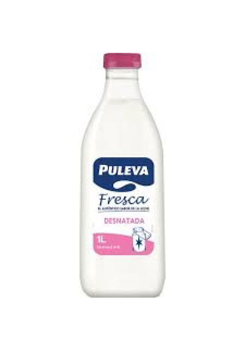 PULEVA Leche fresca de vaca desnatada 1 l.