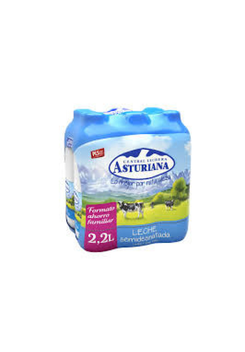 CENTRAL LECHERA ASTURIANA Leche de vaca semidesnatada, de origen español 6 x 2.2 l.