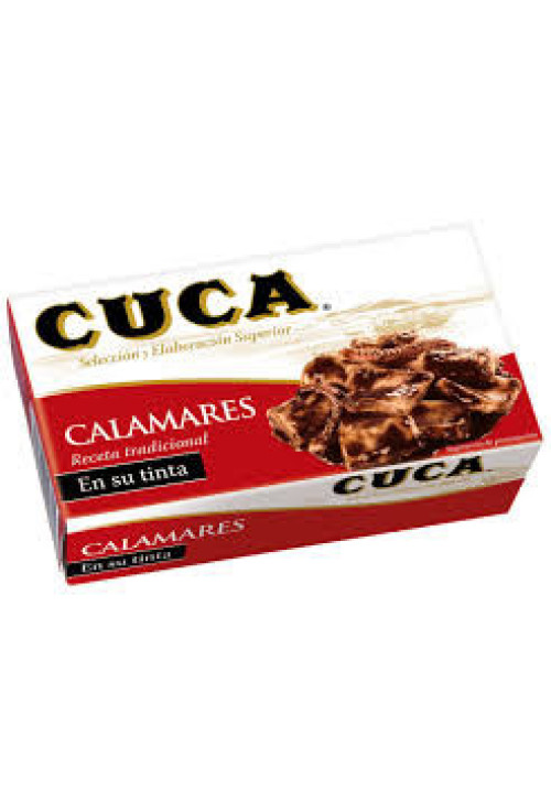 CUCA Calamares en su tinta en trozos lata de 72 g.